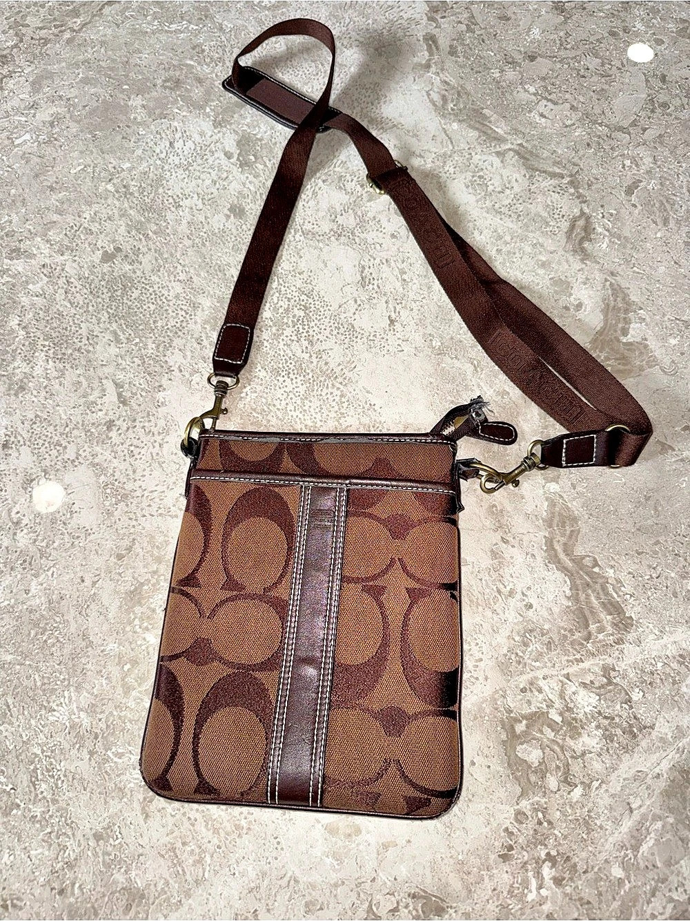 Coach Signature y2k Crossbody Bag